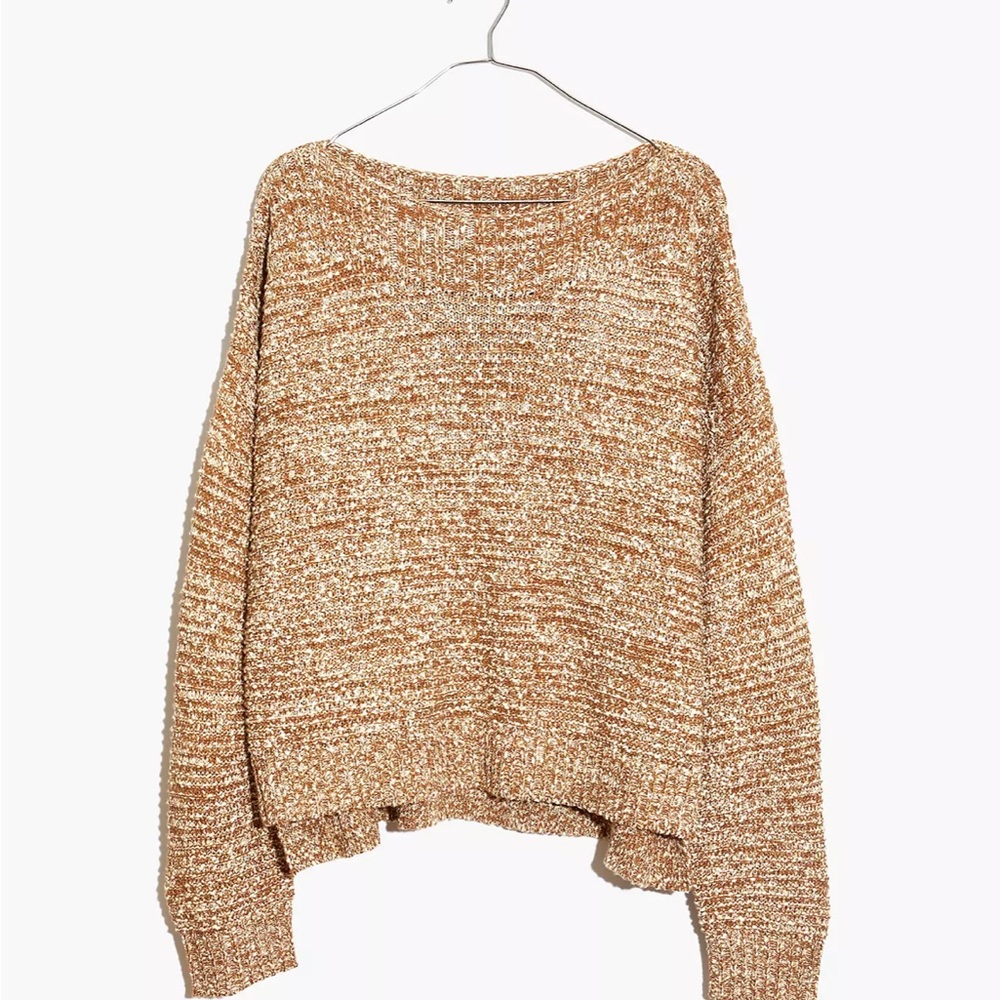 Madewell Boatneck Side Button Sweater - NWT